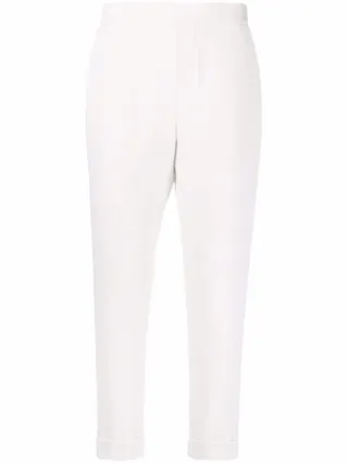 Tapered Cropped Trousers