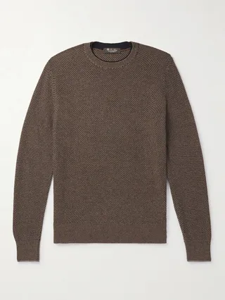 City Birdseye Baby Cashmere Sweater