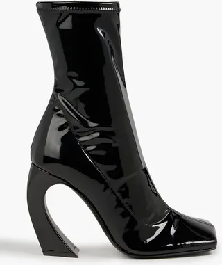 Musa patent-leather ankle boots