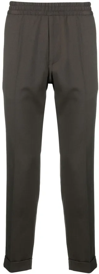 Cropped Turn-Up Trousers