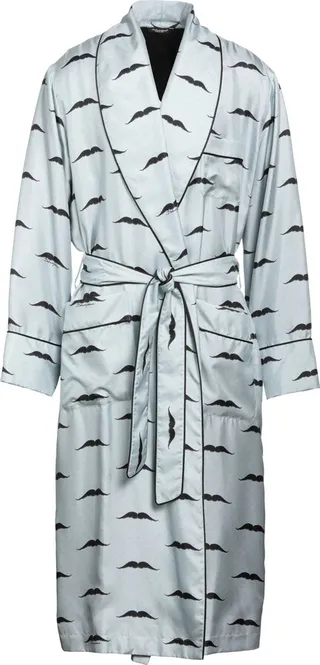 Dressing Gown Or Bathrobe Sky Blue