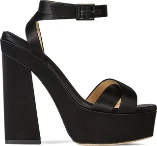 Jimmy Choo Gaia 140 Satin Platform Sandals