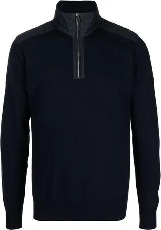 Kilminton logo-patch jumper