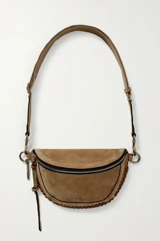 Isabel Marant - Skano Whipstitched Suede Belt Bag - Brown