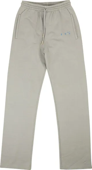 Grey Swimming Logo Tapered Pants