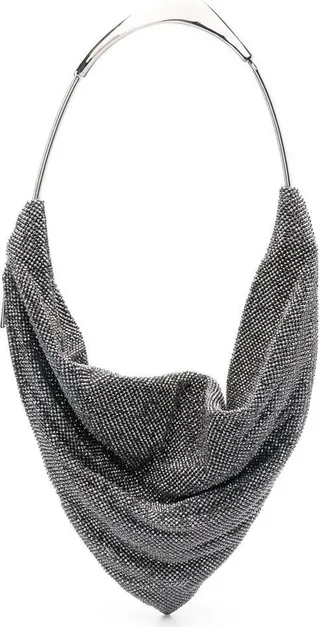 Ursula crystal embellished slouchy bag