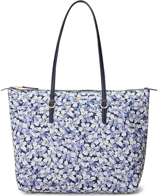 Oxford Small Keaton Tote Handbag Midnight Blue