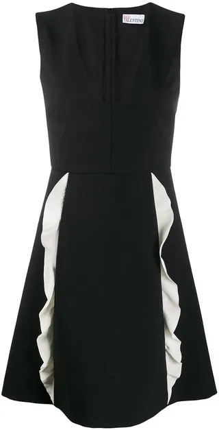Ruffle-Detail Short Dress