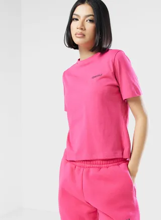 Regular Logo Space Printed T-Shirt