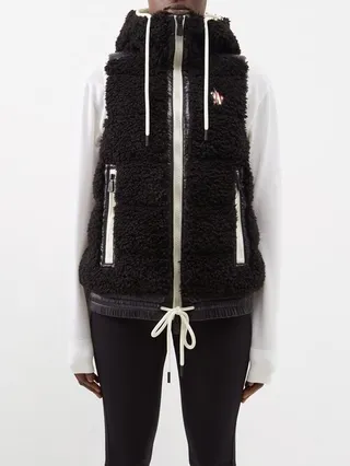 Teddy Hooded Fleece Gilet