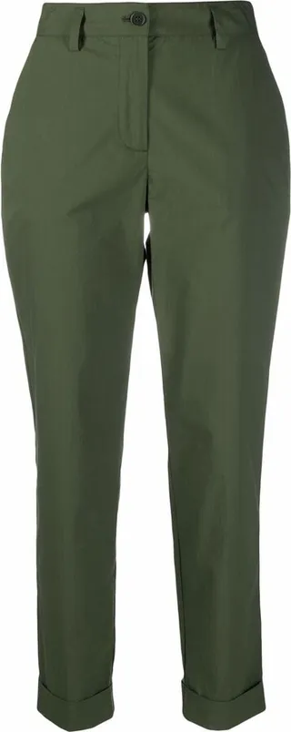 Slim-Cut Cropped Trousers