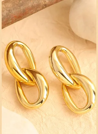 Gold Plated Party Designer Drop Earring For Women