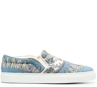 Printed Slip-On Sneakers