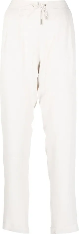 High-Waisted Cropped Trousers