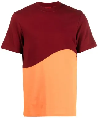 two-tone organic cotton T-shirt