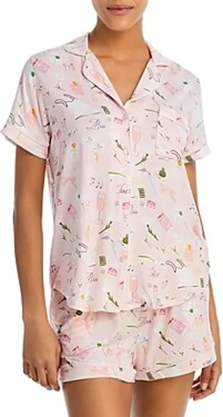 kate spade new york Bridal Boxer Pajama Set
