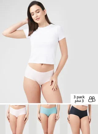 3 Pack Highwaisted Seamless Brief