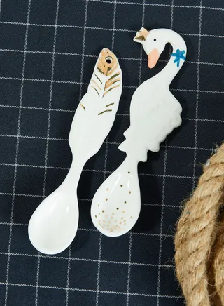 Secret Garden Swan Spoon 2 Piece Set
