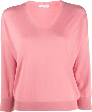 V-neck merino jumper