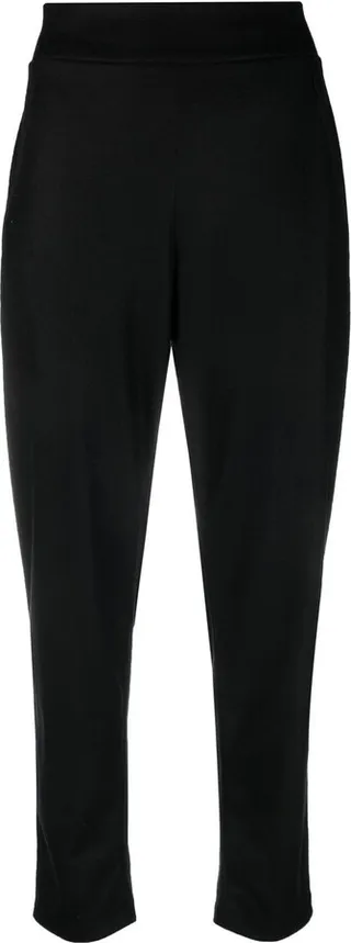 High-Waisted Cropped Trousers