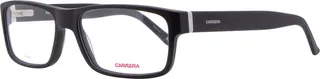 Carrera Rectangular Eyeglasses CA6180 OFZ Matte Black 57mm 6180