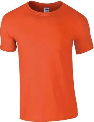 Gildan Gildan Mens Short Sleeve Soft-Style T-Shirt (Orange) - Orange