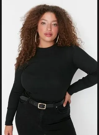 Black Knitted Body TBBAW23CS00001