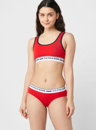 Logo Band T-Shirt Bra Sets