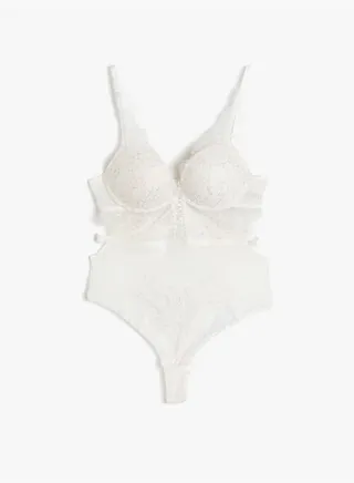 Lacy Underwired Bridal Bodysuit