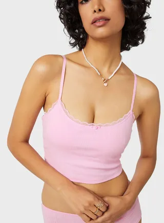 Strap Crop Top Bra