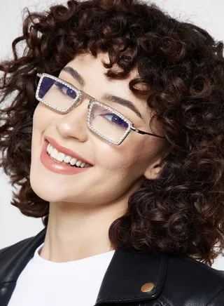 Rectangular Frame Anti Blue Lens Laptop Optic Gla