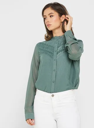 Button Down Top