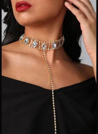 Silver Plated Designer Party Necklace For Women