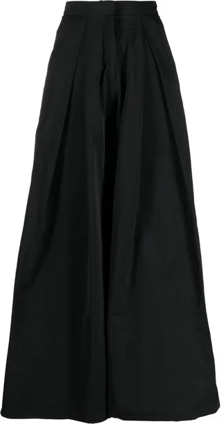 High-Waist Wide-Leg Trousers