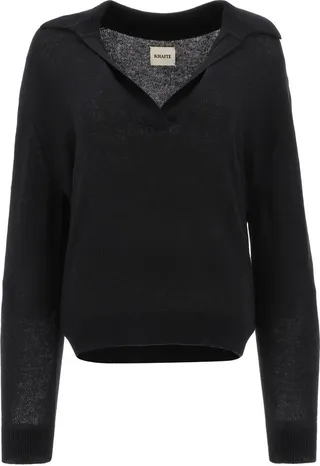 Khaite Jo V-Neck Knitted Jumper