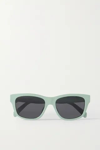 CELINE Eyewear - Monochroms Square-frame Acetate Sunglasses - Green