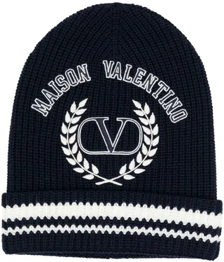 embroidered VLogo beanie