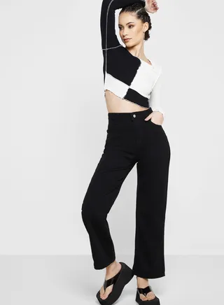 Straight Fit Classic Mom Jeans