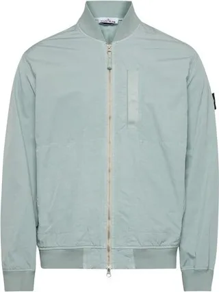 Logo patch bomber jacket