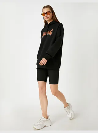 Hooded Printed Sweatshirt