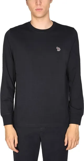 PS Paul Smith Zebra Patch Long-Sleeved T-Shirt