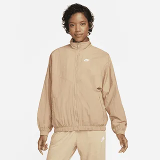 Women's Nike Sportswear Essential Windrunner Woven Jacket in Brown