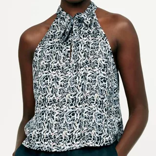 Halter Top in Painted Rivers