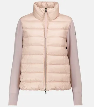 Wool and down jacket