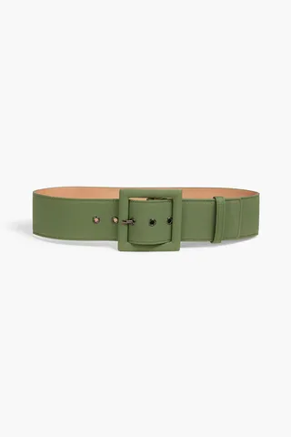 Leather belt