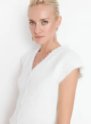 Knitted Crop Cardigan