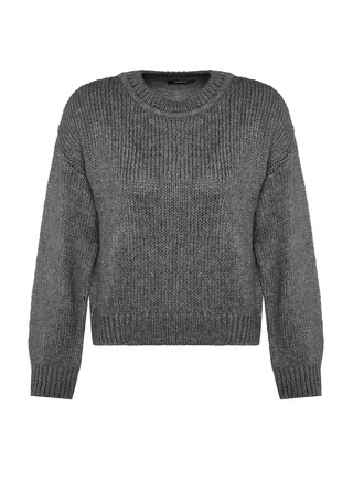 Crew Neck Knitted Sweater