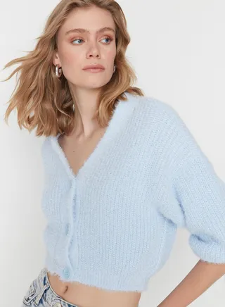 Button Down Knitted Cardigan