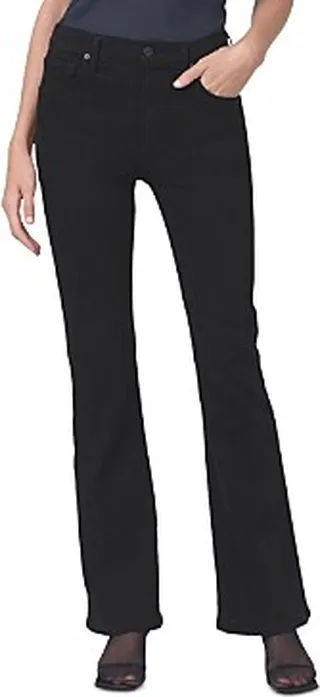 Citizens of Humanity Lilah High Rise Bootcut Jeans in Plush Black