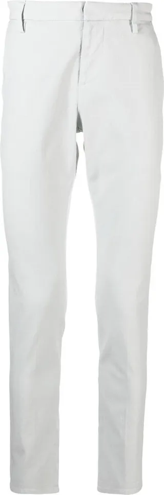 Logo-Plaque Straight-Leg Trousers